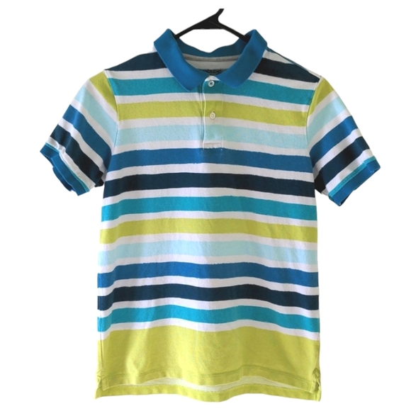 Lands' End boys' striped polo shirt - Picture 1 of 3